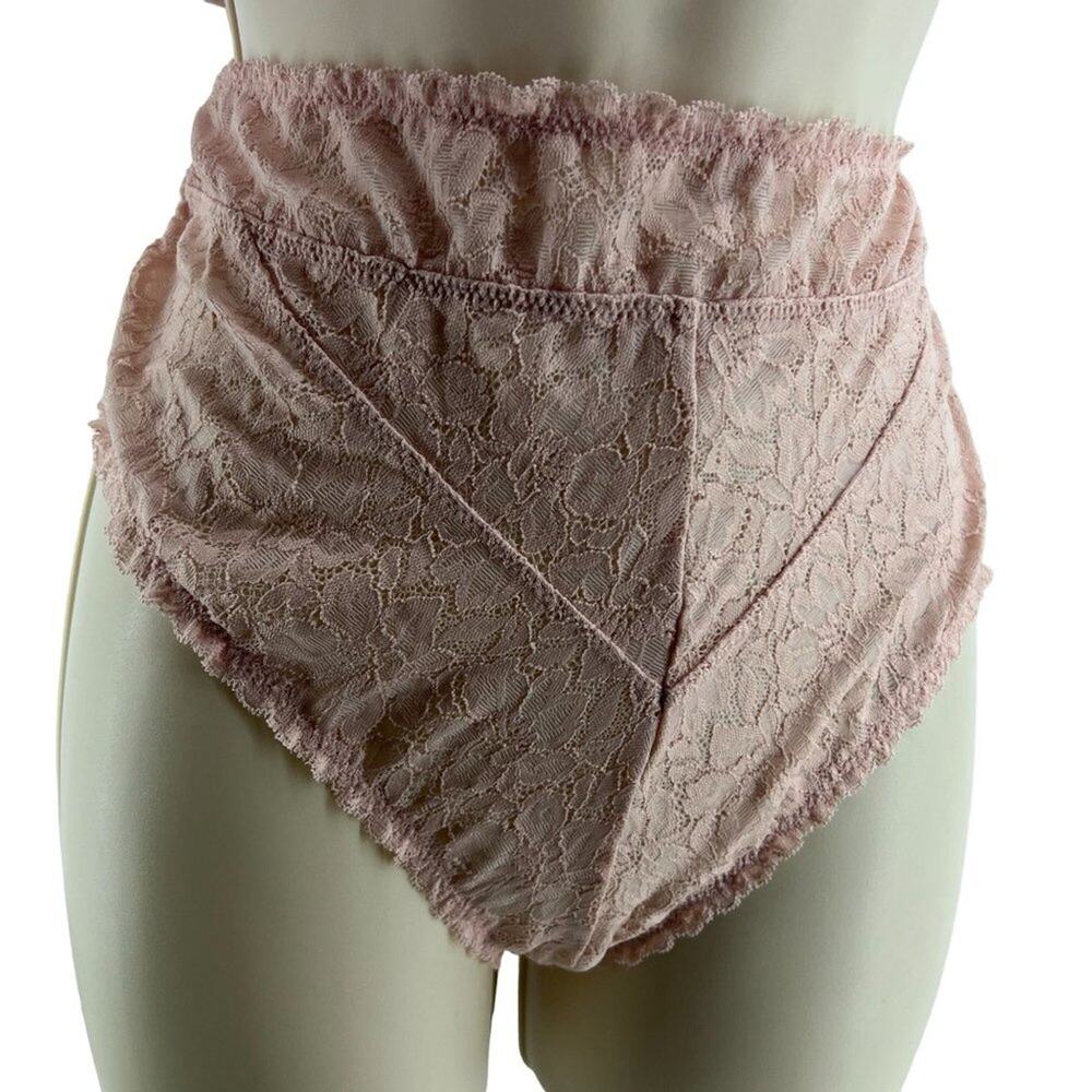 Jockey All Over Lace High Waist Blush Womens Large